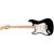 Chitara Electrica Squier Sonic Stratocaster Left-Handed Maple Fingerboard White Pickguard Black