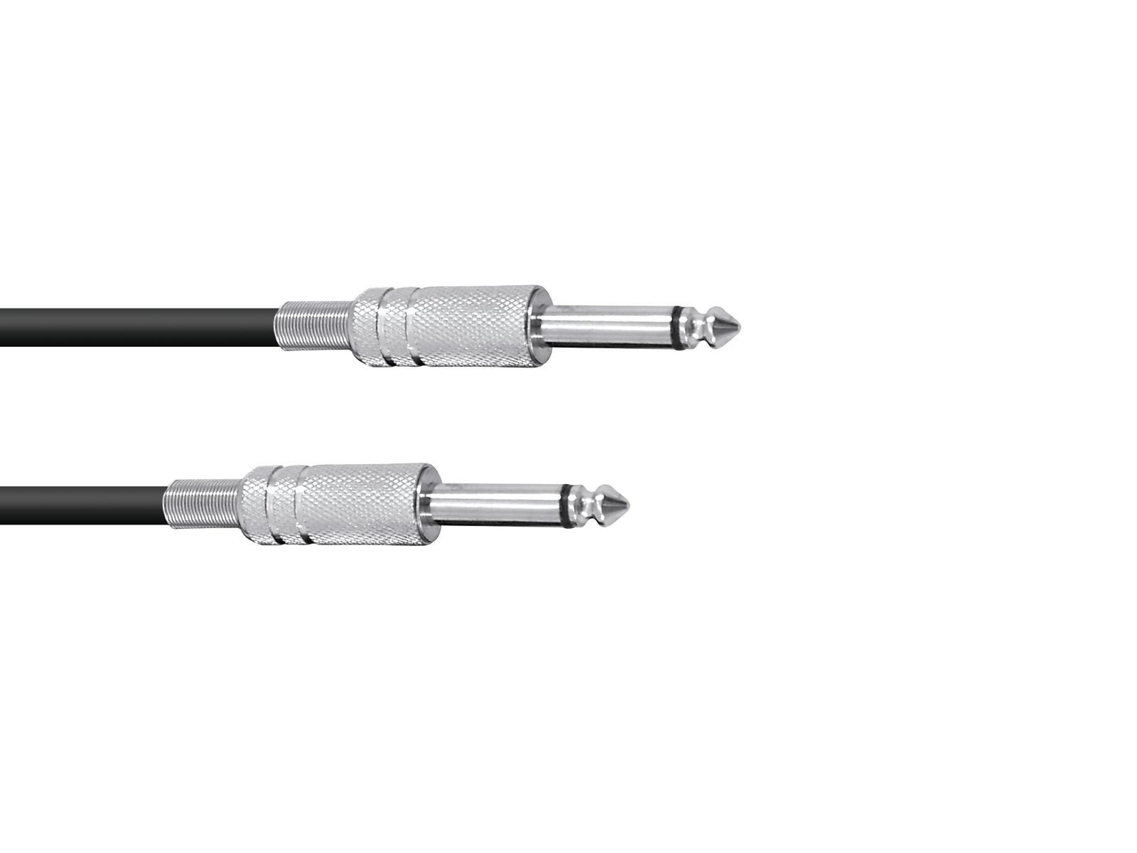Cablu Omnitronic Jack cable 6.3 mono 15m negru