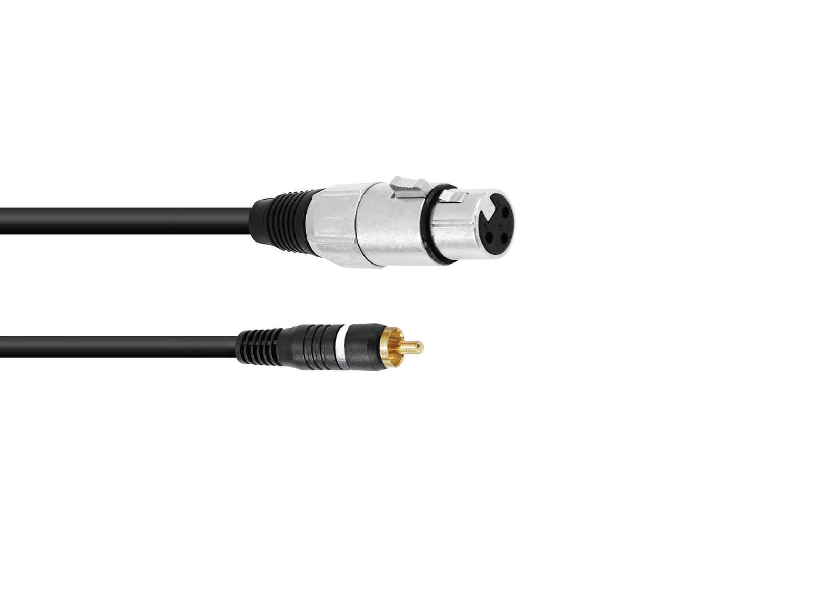 Cablu Omnitronic RCA/XLR(F) 0.6m